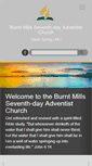 Mobile Screenshot of burntmillssda.org